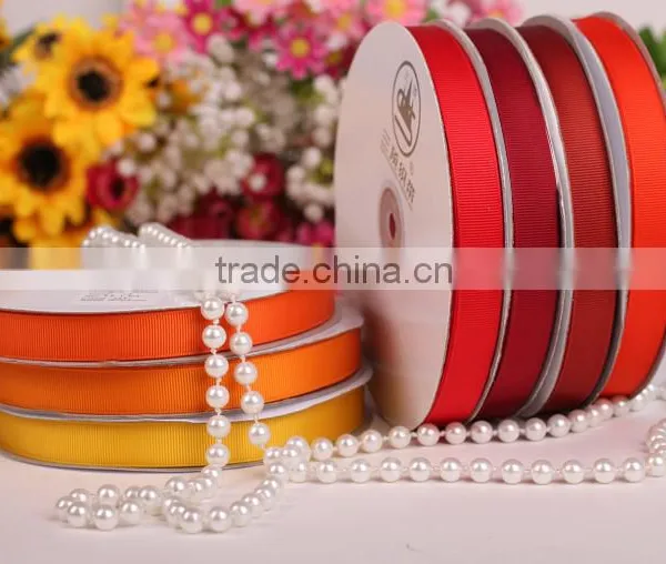 5/8" 100% Polyester Competitive Price Custom Grosgrain Ribbon photo-4