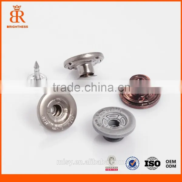 Fashion Garment Accessories Decorative Remove Metal Jeans Buttons Garment Button