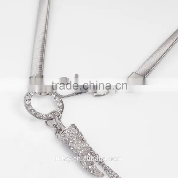 Custom Link Chain Ornamental Chain With Rhinestone Brightness F1-80022 photo-2