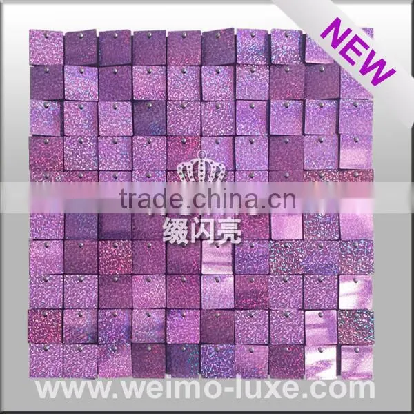 2016 Hot Sale Patent Environmental Protection Sequin For Wall Decor