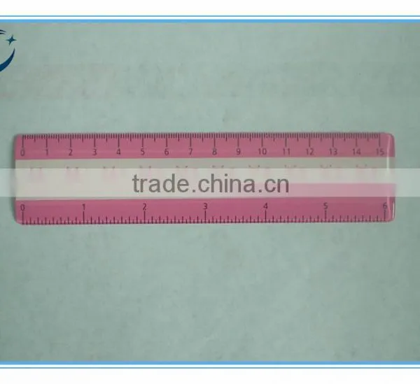 Wholesale PS PP Acrylic Plastic Ruler 15cm Plastic Ruler Scale Ruler Plastic Letter Stencil Ruler photo-6