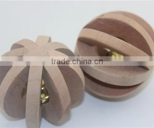 Wood Pet Voice Ball With Small Bell photo-5