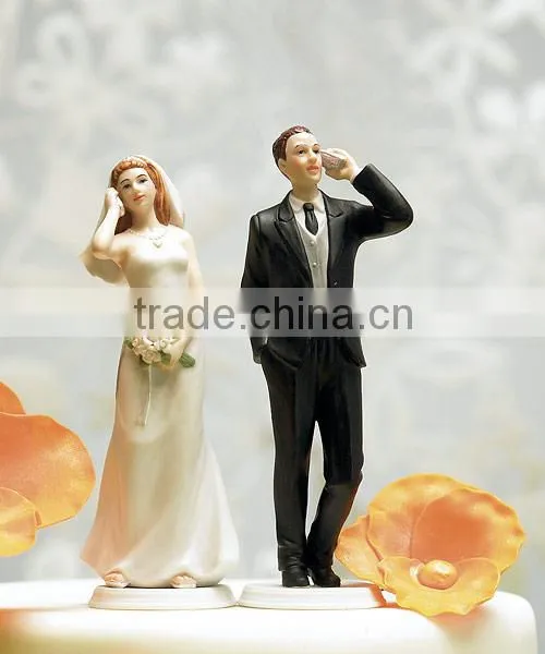 Cell Phone Wedding Cake Topper