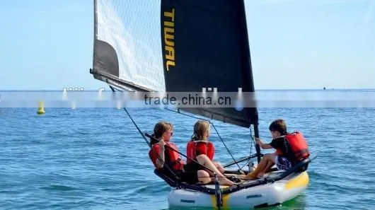2015 New Inflatable Crystal Sailboat,glass Sailboat,catamaran Sailboat, photo-2