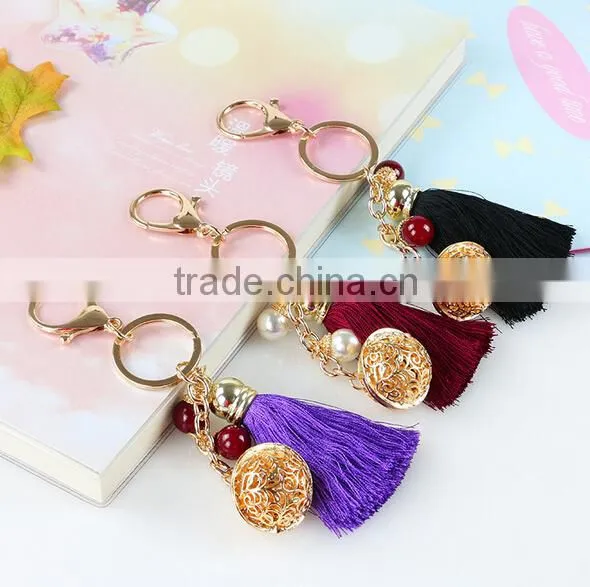 2016 IN STOCK Wholesale Hot Selling Transparent Crystal Flower Ball Key Chain photo-6