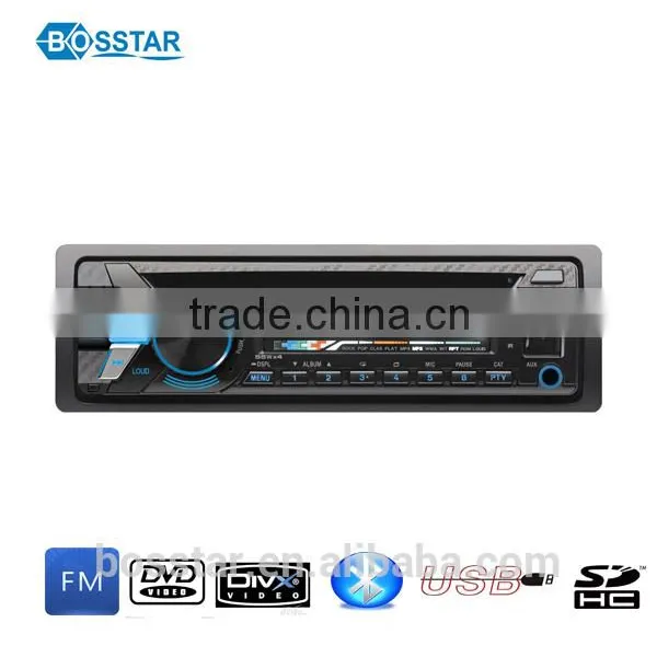 Single Din Detachable Panel Dvd Player With Bluetooth fm Radio for Fiat Grande Punto and for All Cars