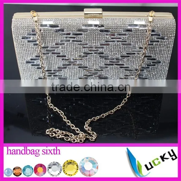 Top Quality Crystal Bags 100% Handmade Pearl Beaded Luxurious Party Bags Various Ladies Evening Handbag photo-6
