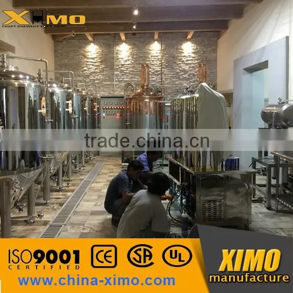 600L Red Copper Mini Craft Beer Brewery Machine photo-4