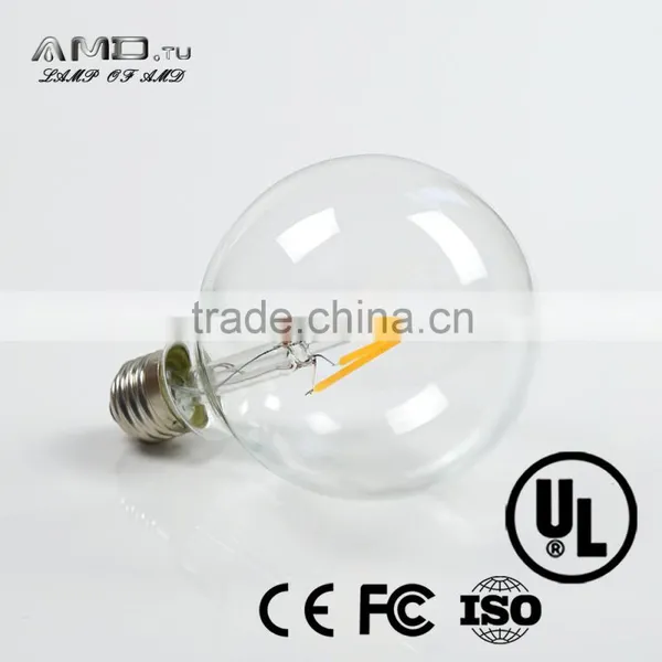 UL CE List G80 G95 LED Filament Globe 6W 8W=80W Incandescent Bulb 2200-6500k E26 E27 B22 photo-2