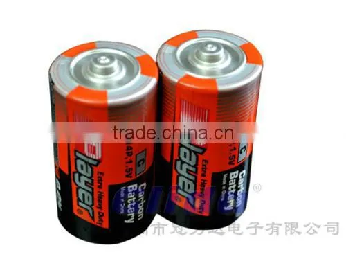 Newest Lighting 1.5V Carbon Zinc Manganese Dry Battery