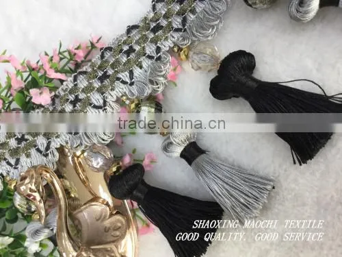 2015 New Style Luxurious Crystal Fringe for Curtain, Home Textile and Pillows