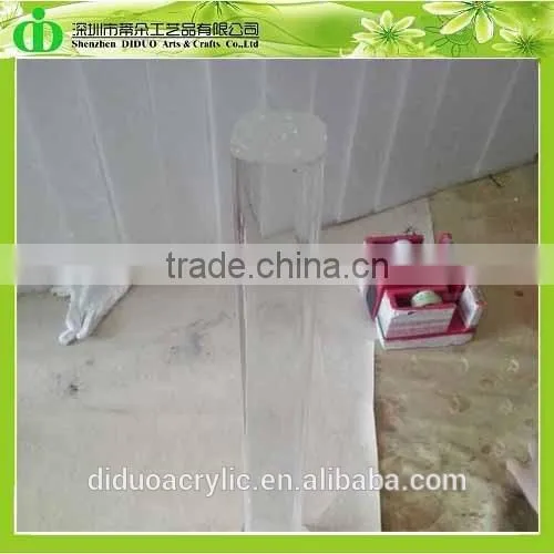 DDH-L118 Trade Assurance Modern Acrylic Table Leg Round Base photo-2