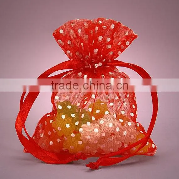 Popular Use for Wedding Congratulation Orgnaza Bag,wedding Gift Bag,small Drawstring Organza Gift Bags photo-3