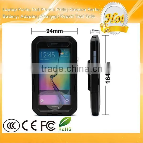TPU Silicone Bicycle Handlebar Shockproof Waterproof Case for Samsung Galaxy S6 / S6 Edge Black photo-3