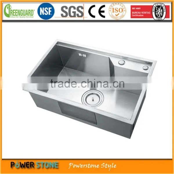 New Design Handmade Stainless Steel Sink for Wholesales