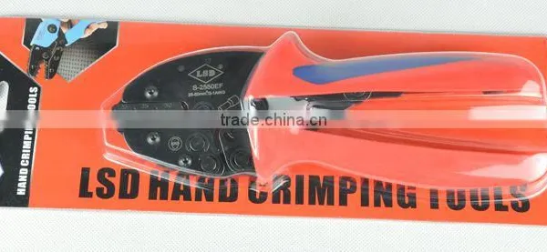CE ROHS Experience Production for 10years LSDgood Qutails Pliers for Wire-end Ferrules S-2550EF Ratchet Hand Crimping Tools photo-2