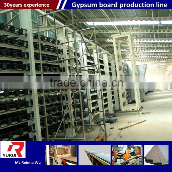 China Top Manufacturer Gypsum Board Machine( Hot Air,hot Oil)/automatic New Technology Gypsum Board Making Machine photo-2
