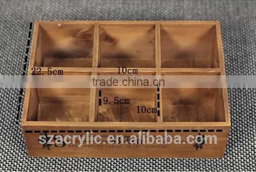 Man Make Multifunction High Quality Customized Wooden Box Without Lid photo-5