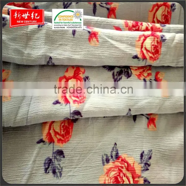 China Wholesale Factory Price Crepe Rayon Fabric photo-2
