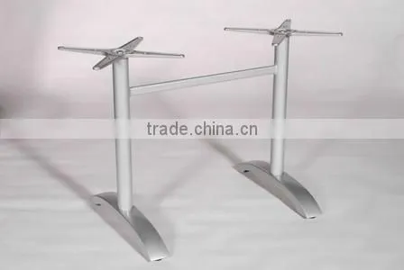 Full Aluminium Frame Silver Commercial Table Base Made in China