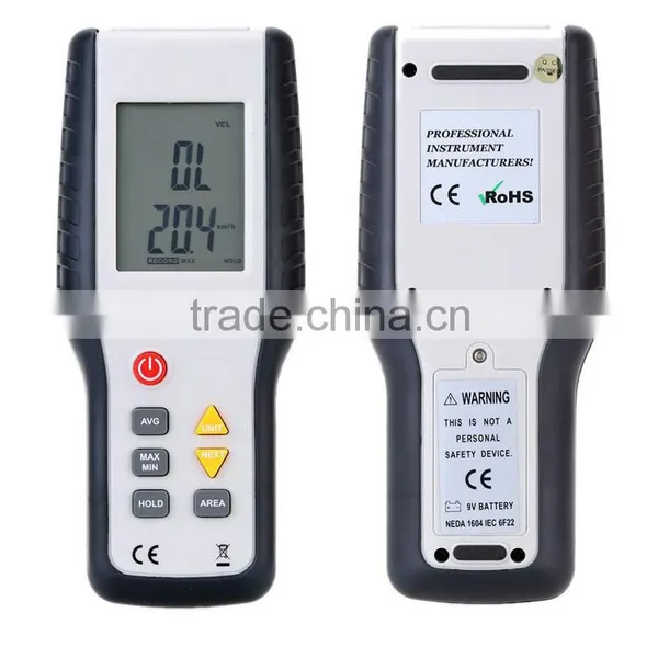 LCD Display Anemometro Thermal Imager Thermo-Anemometer Infrared Thermometer Termometro Wind Speed Estacion Meteorologica photo-3