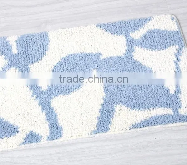 Mircofiber Soft Bathroom Water-absorbent Mat Anti-skid Rug photo-2
