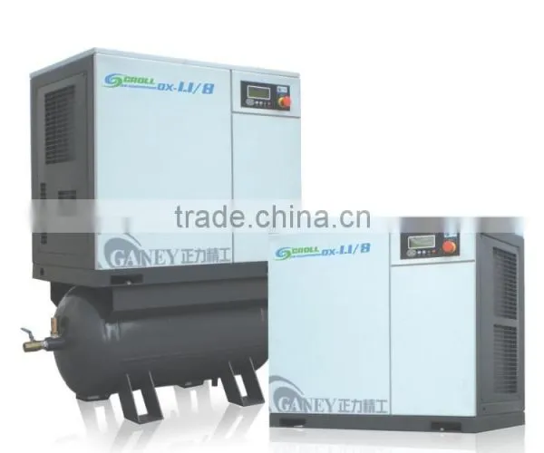 Economic Type Silent Stationary Scroll Air Compressor With Air Tank