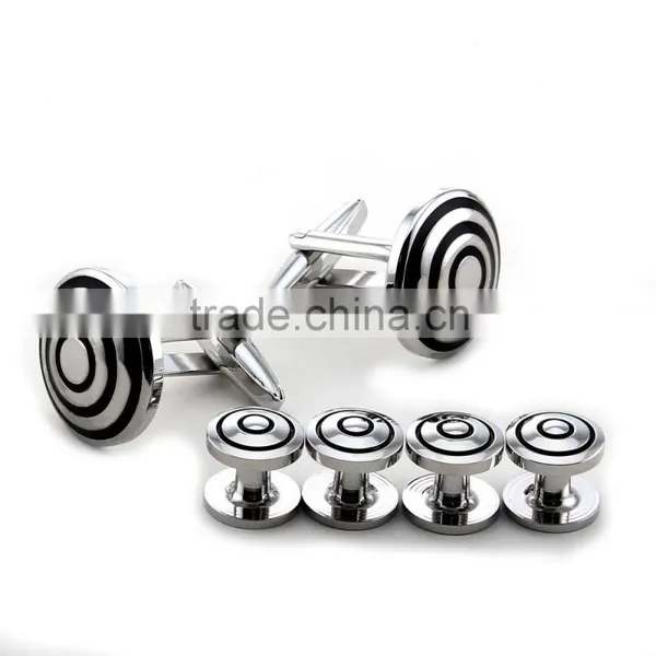 2015 Enamel Wedding Cufflinks and Studs for Clothing photo-4