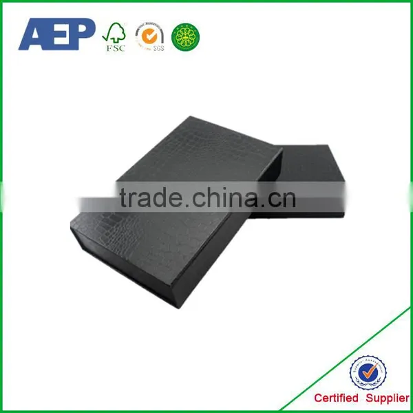 New Design Costom Made Black Color Cardboard Shoe Boxes photo-3