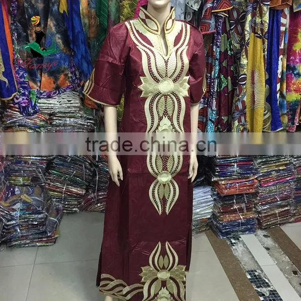 2016 Haniye Bazin Riche Embroidery Bazin Fabric For African Bazin Riche Dress photo-5