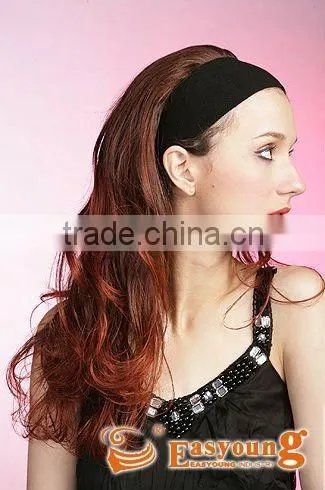 Sell 3/4 African Synthetic Hair Half Wigs for Black Women With Band photo-2