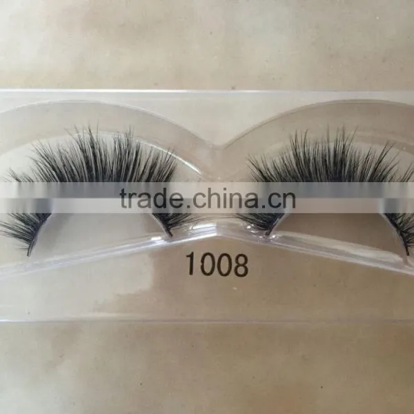 Cheap Affordable Handmade Attractive Design 3d Chemical Fiber Eyelashes photo-2