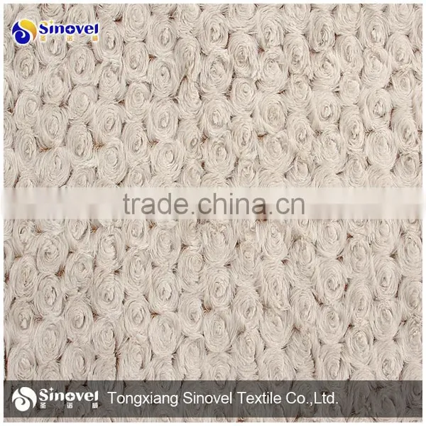 Long Pile Fake Fur Fabric , PV Plush Fabric photo-3