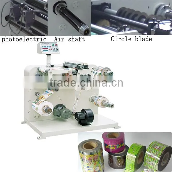 Samller Decorative Lable Slitting Machine for Adhesive Tape