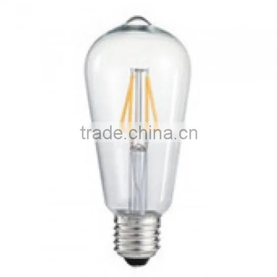 E27 4W ST64 LED Filament Lamp 2700K photo-2
