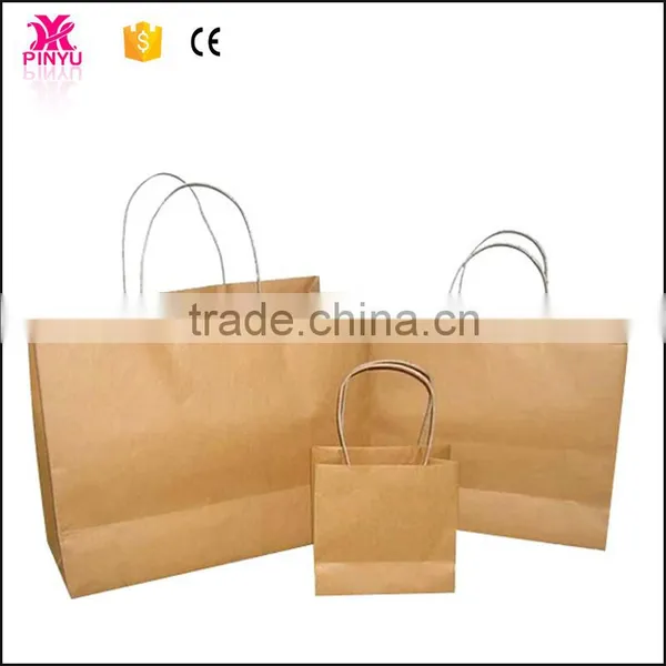Cheap Customized Kraft Brown Bakery Paper Bag for Food Package photo-5