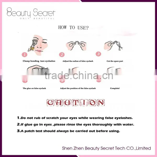 100% Mink False Eyelash Extension Glue Silk Lashes Packaging photo-5