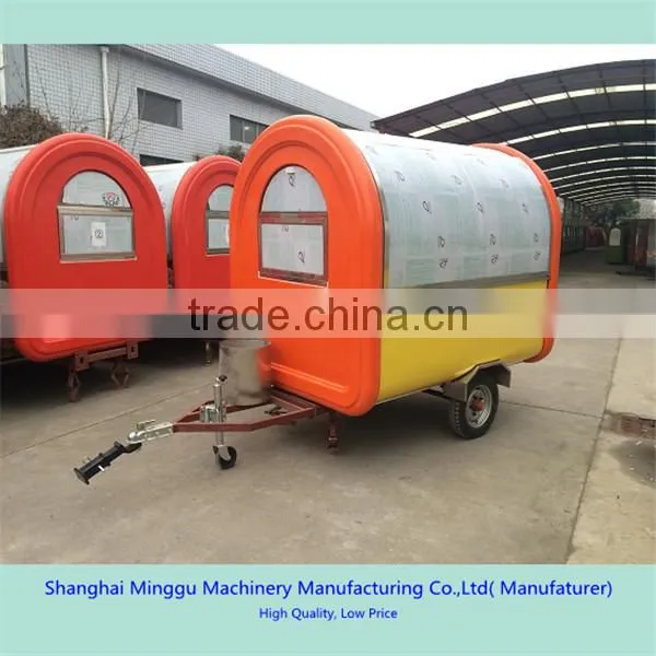 Outdoor Retail Vending Street Mobile Breakfast Small Stainles Steel Fast Food Trailer photo-2