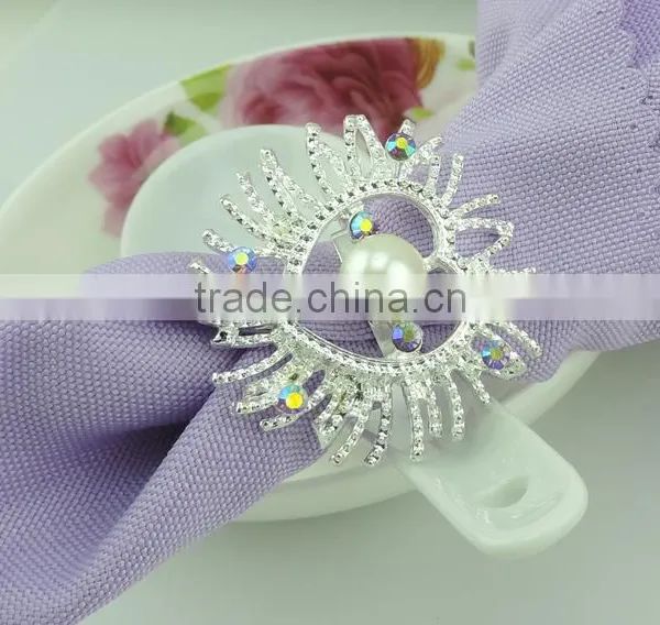NR026 Bulk Wholesale Jeweled Napkin Ring photo-4