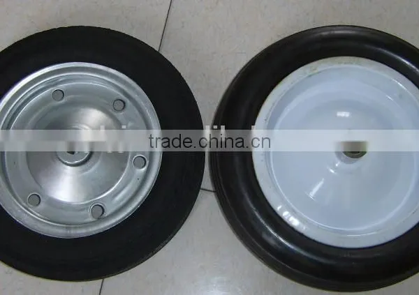 Heavy Duty Rubber Small Solid Mute Wheel photo-6