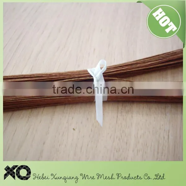 24 Gauge Green Floral Wire Paper Wrap photo-6