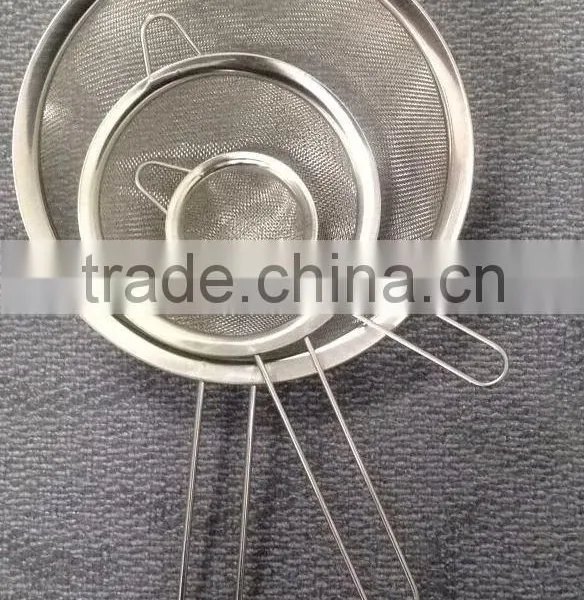 Food Strainer Set Fine Stainless Steel Fine Mesh Strainers, Colanders photo-4