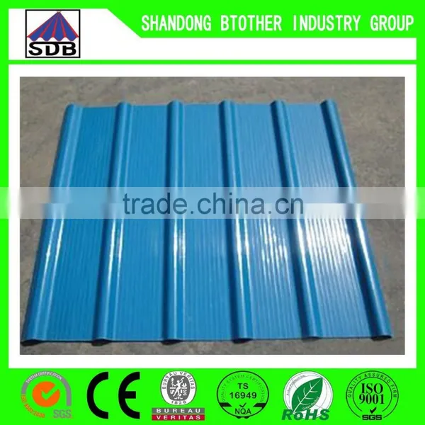 PPGI Prepainted Corrugated Steel Sheet Prepainted Metal Roofing / Color Corrugated Steel Sheet /Construction Design Light Steel photo-3