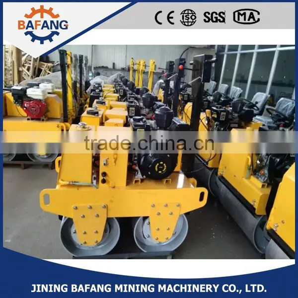 Double Drum Walk Behind Diesel Engine Vibratory Roller Road Roller photo-5
