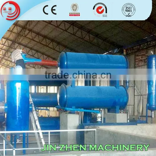 Automatic Environmental-friendly Waste Tyre / Plastic Pyrolysis Plant With High Efficiency photo-2