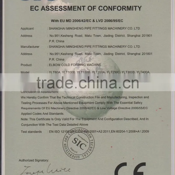 cs ss Alloy Cold Forming Elbow Machine photo-6
