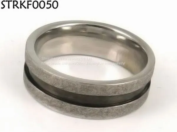 OEM / ODM Titanium Steel Jewelry Steel Band Ring For Gift photo-3