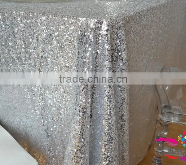 Fancy Purple Wedding Table Clothes photo-2