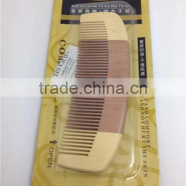 100% Nature Nanmu Wooden Combs 13.7*4.5 photo-3