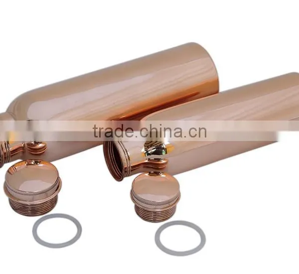 100% Pure Copper Bottle Set of 2 | Copper Bottle 600ml , 900ml photo-3